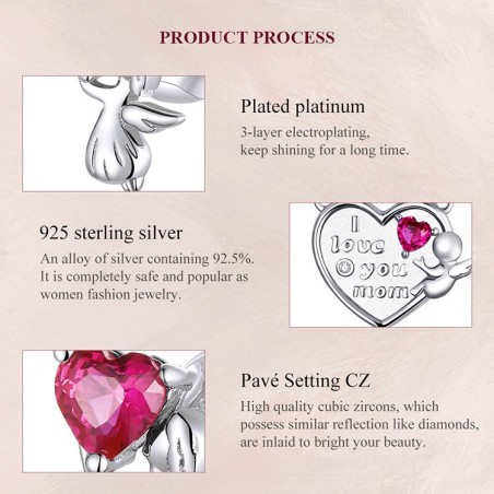 Love Angel - Colier argint