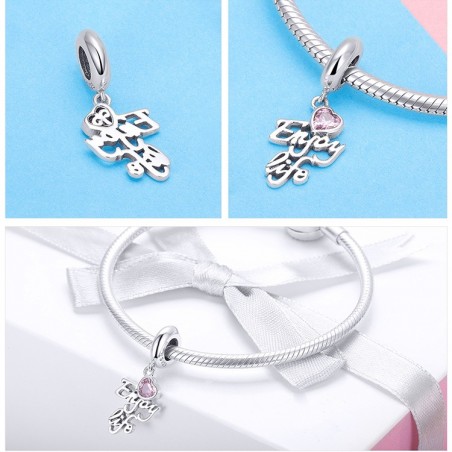 Enjoy Life - Talisman argint