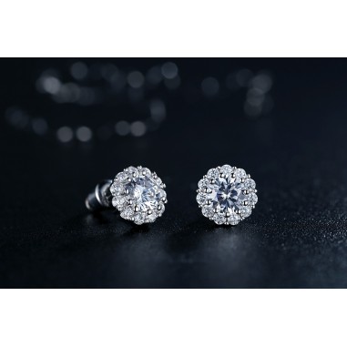 Shiny and Elegant - Cercei placati cu argint