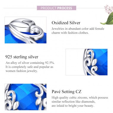 Royal Blue - Talisman argint