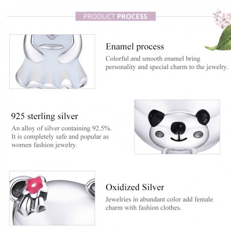 Bride Bear - Talisman argint