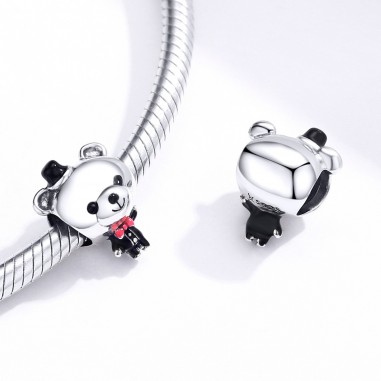 Groom Bear - Talisman argint