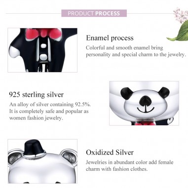 Groom Bear - Talisman argint