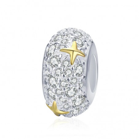 Dazzling Gold Stars - Distantier argint