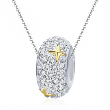 Dazzling Gold Stars - Distantier argint