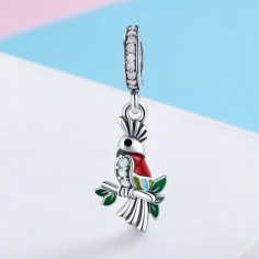 Vivid Parrot - Talisman argint 2