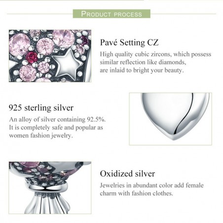 Love Balloon - Talisman argint