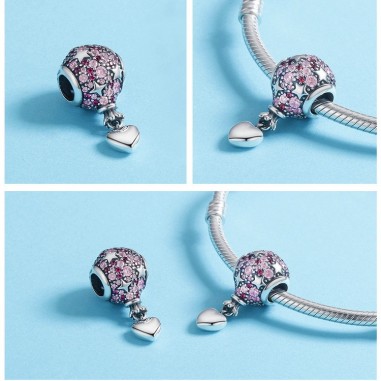 Love Balloon - Talisman argint