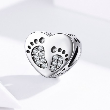 Baby Footprints - Talisman argint