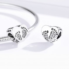 Baby Footprints - Talisman argint 2