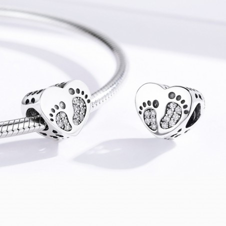Baby Footprints - Talisman argint