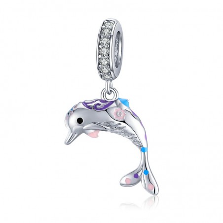 Cute Dolphin - Talisman argint
