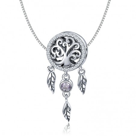 Dream Catcher Family Tree - Talisman argint